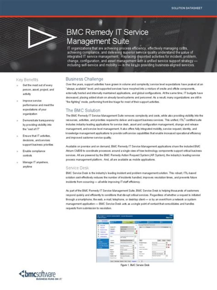 BMC Remedy IT Service Management Administration Guide – PDF Format