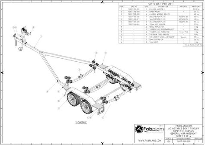 Download Free Boat Trailer Plans PDF
