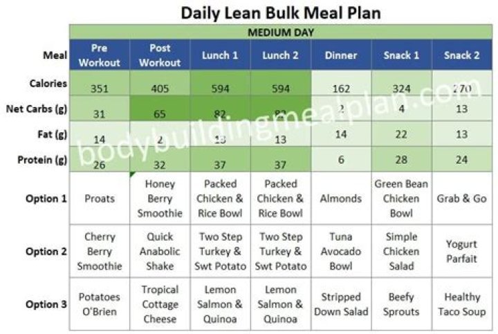 Ultimate Bodybuilding Bulking Diet Plan PDF for Mass Gain