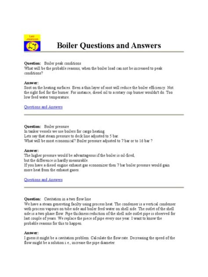 Boiler Questions and Answers PDF: Expert Guide & Troubleshooting Tips