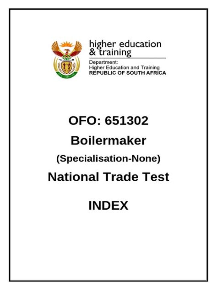 Boilermaker Trade Test Drawings PDF: Official Trade Test Drawing Set