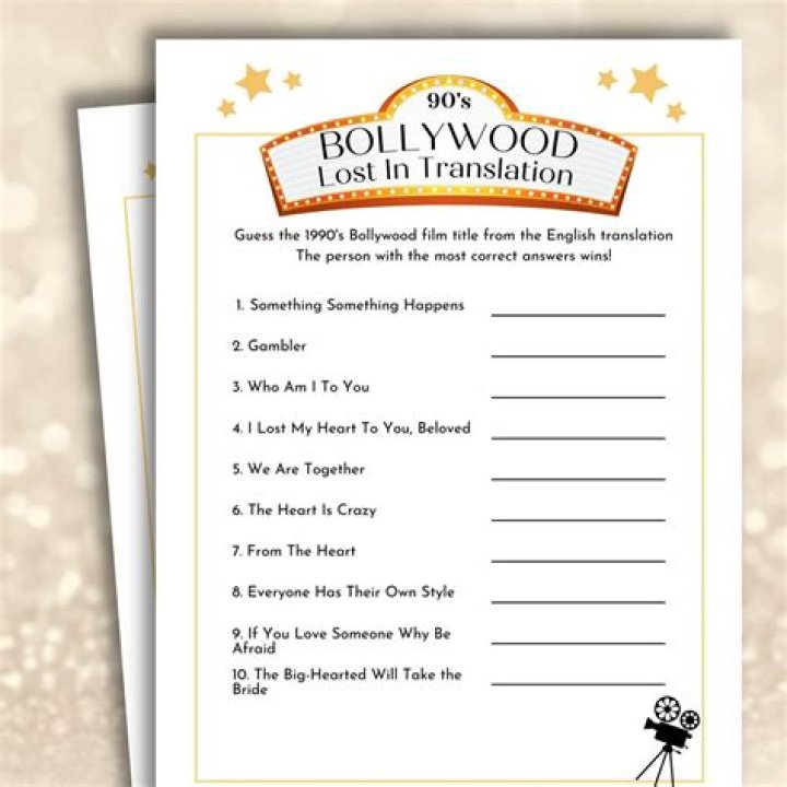 Bollywood Quiz Questions with Answers PDF: Test Your Knowledge