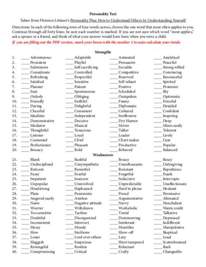 Bolt Personality Test PDF: Discover Your Traits Instantly