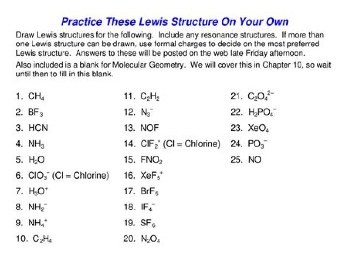 Bond-Line Structure Practice Problems with Answers PDF for Chemistry Students