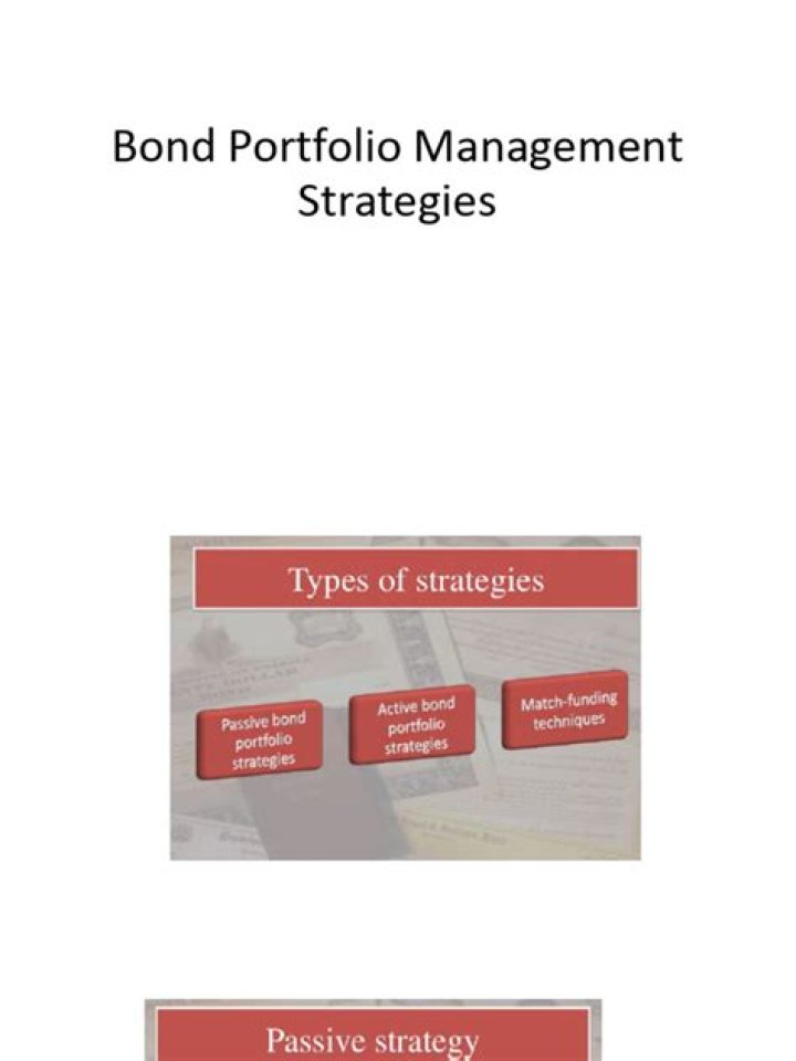 Master Bond Portfolio Management Strategies PDF for Investors