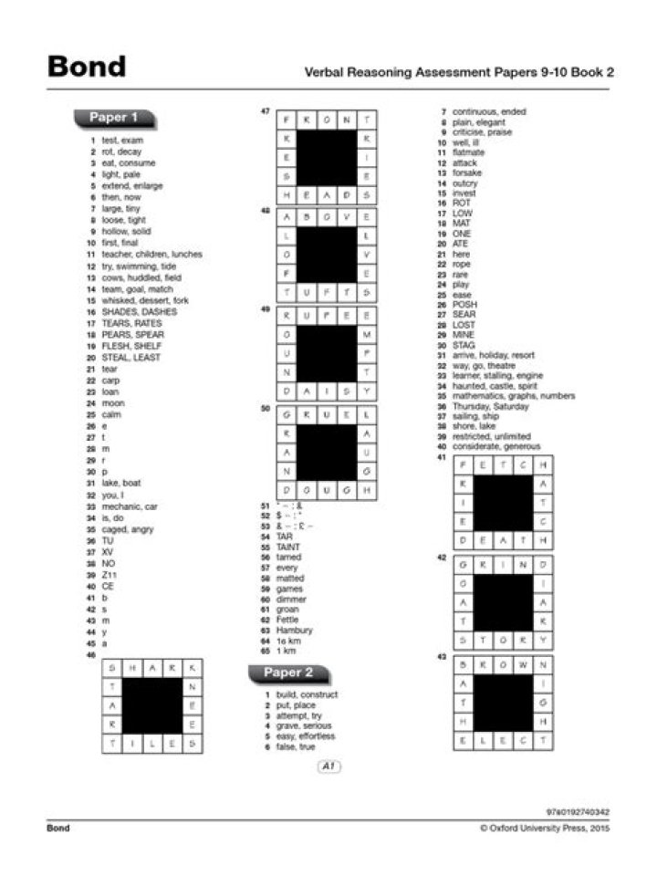 Bond Verbal Reasoning 10-11 Answers PDF – Expert Practice & Solutions
