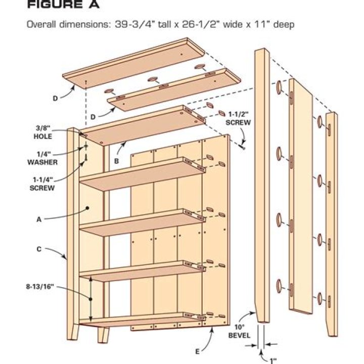 Download Free Bookcase Plans PDF for Custom Shelves
