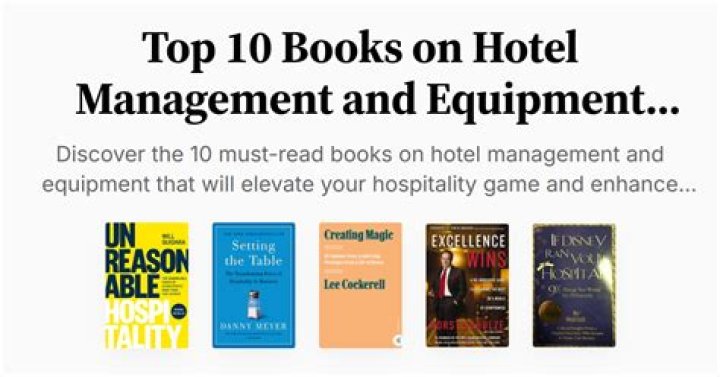 Essential Books on Hotel Management PDF: Expert Knowledge in One Download