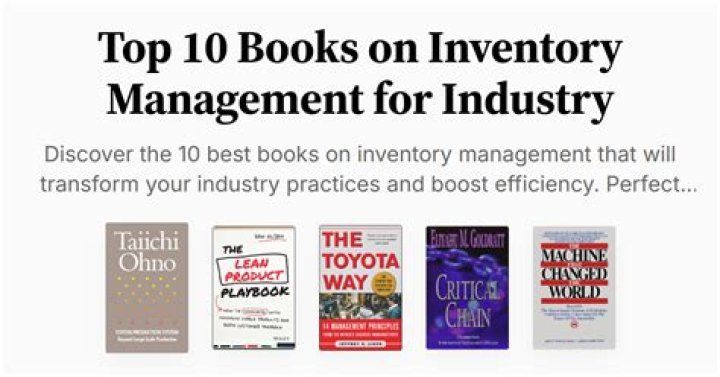 Books on Inventory Management by Indian Authors PDF – Essential Guide