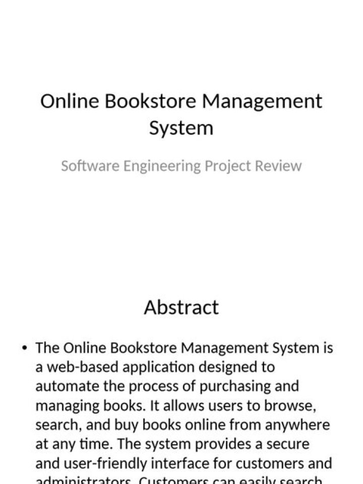 Bookstore Management System PDF: Streamline Operations Instantly