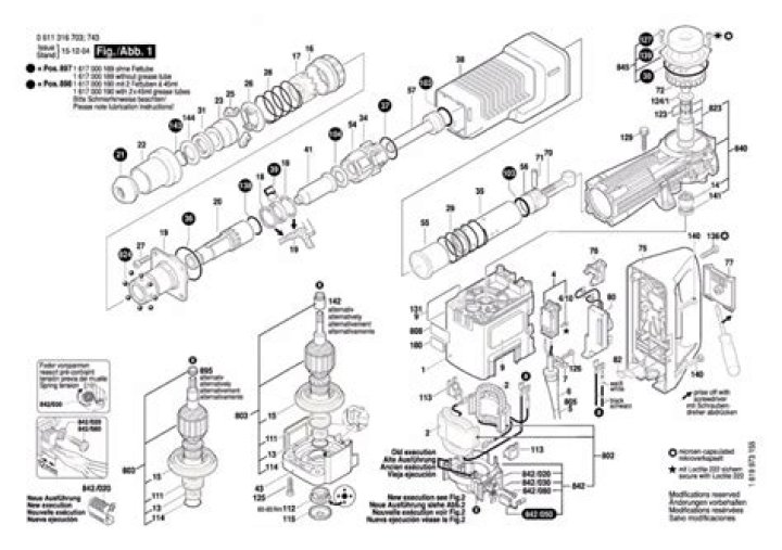 Bosch GSH 11E Spare Parts List PDF – Complete Repair Guide