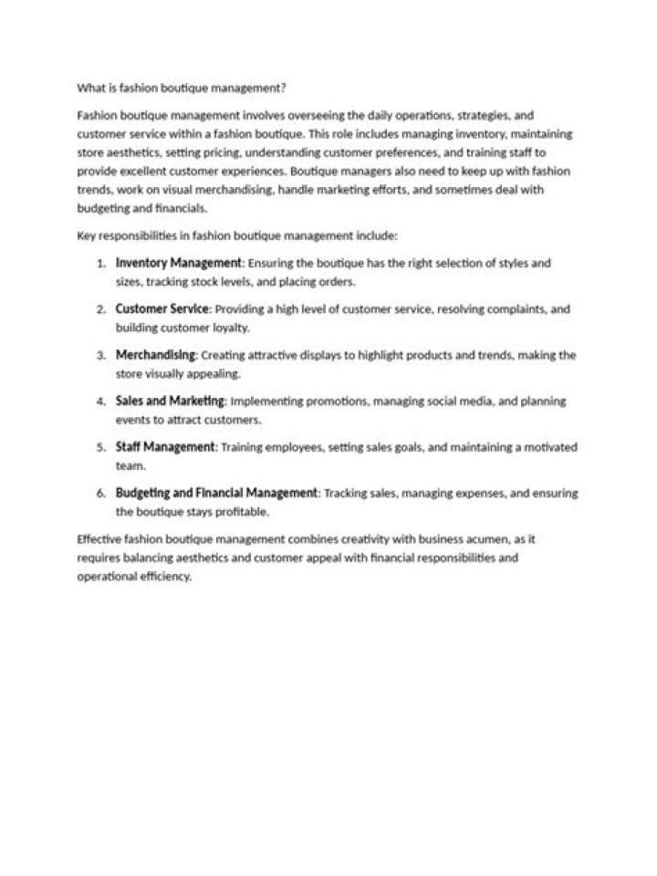 Boutique Management PDF: Expert Strategies & Templates
