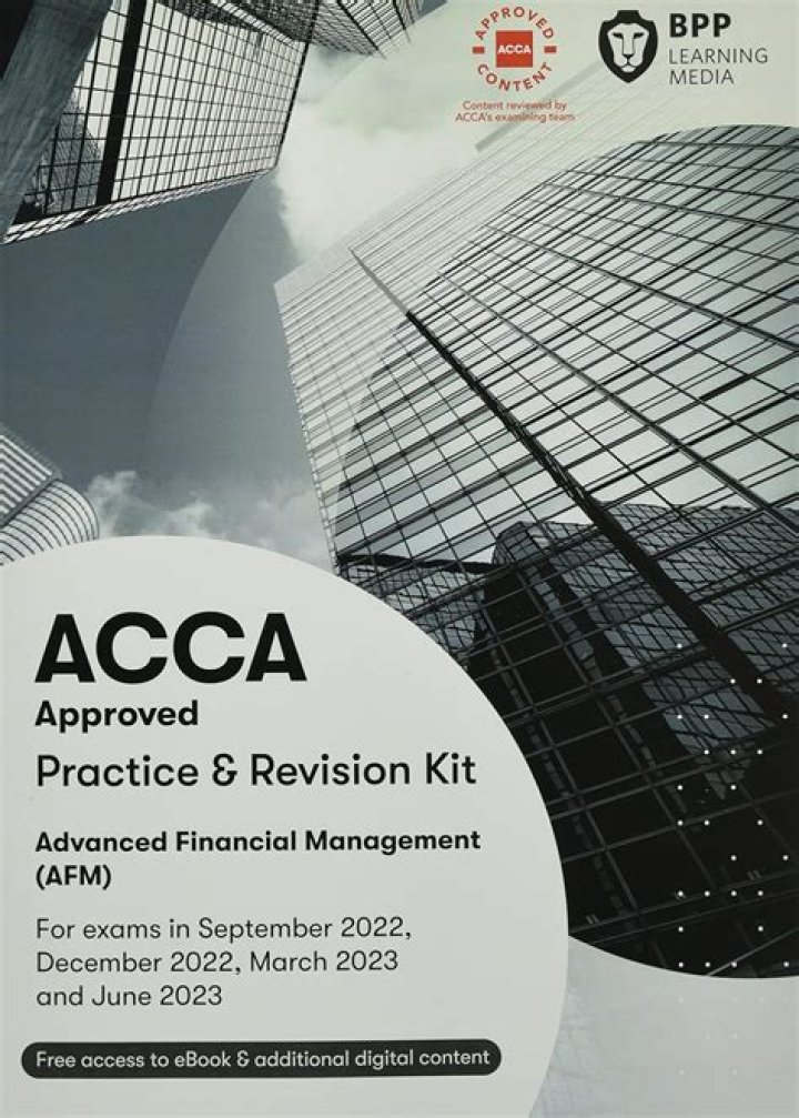 BPP Advanced Financial Management PDF: Master Budgeting & Forecasting