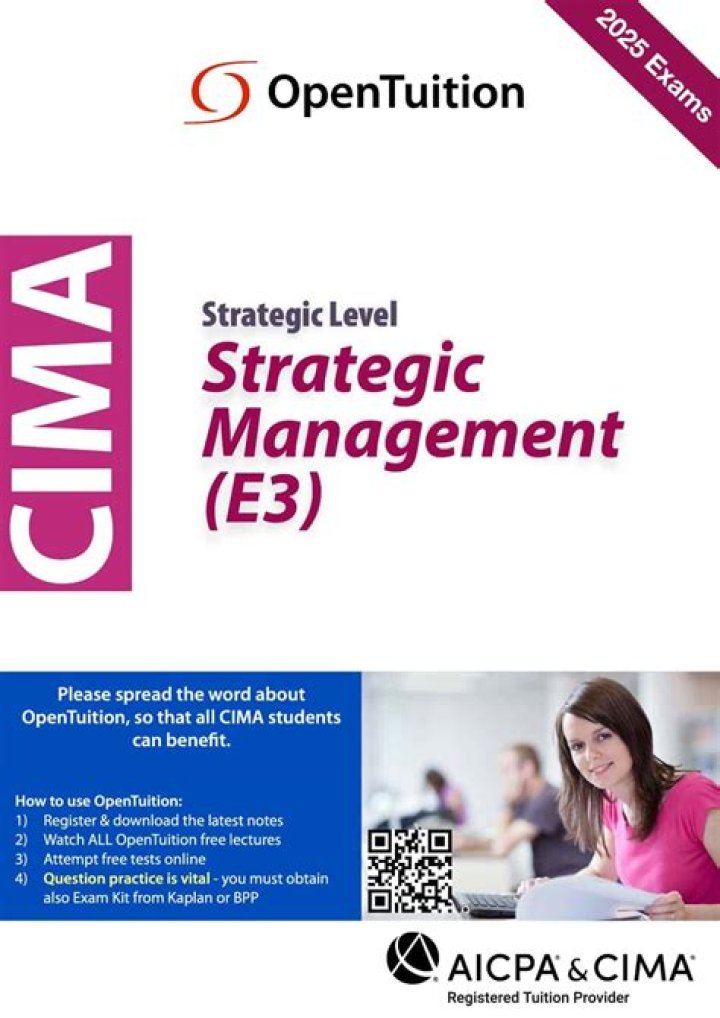 Cima E3 Strategic Management PDF: Expert Guide & Analysis