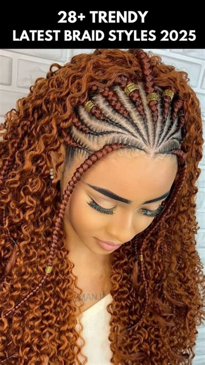 Braid hairstyles for summer White and Black Braids Melody Jacob