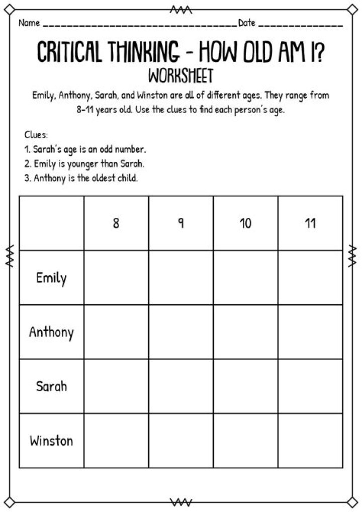 Master Critical Thinking with Brain Teasers & Worksheets PDF