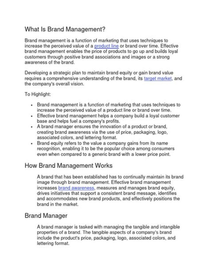 Brand Management Basics: Essential PDF Guide for Beginners