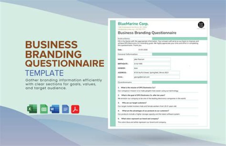 Download Free Brand Management Questionnaire PDF