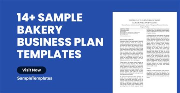 Download Your Complete Bread Bakery Business Plan PDF