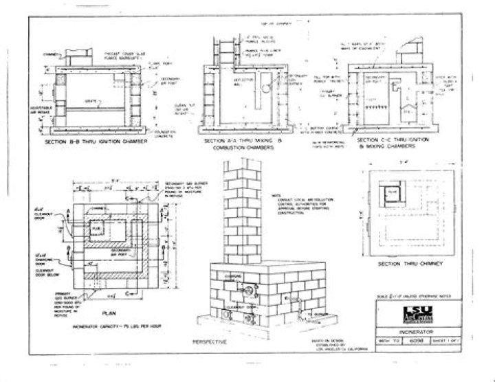 Brick Incinerator Plans PDF: Detailed Construction Blueprint