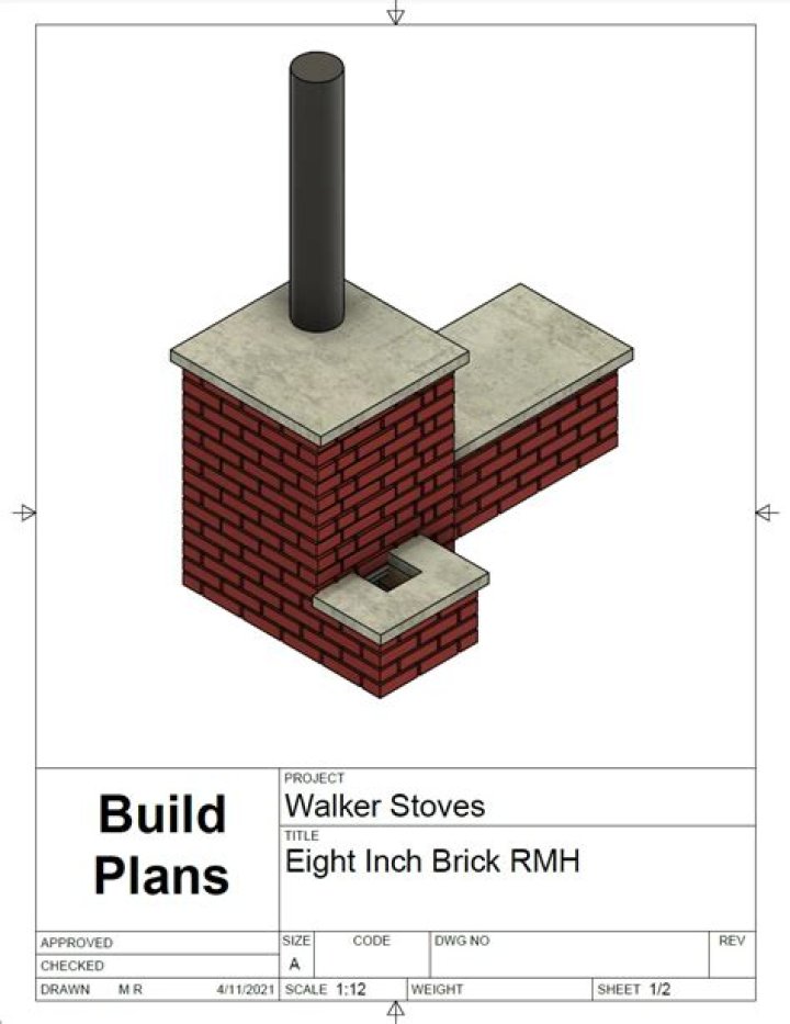 Brick Rocket Stove Plans PDF – Easy DIY Guide with Step-by-Step Instructions