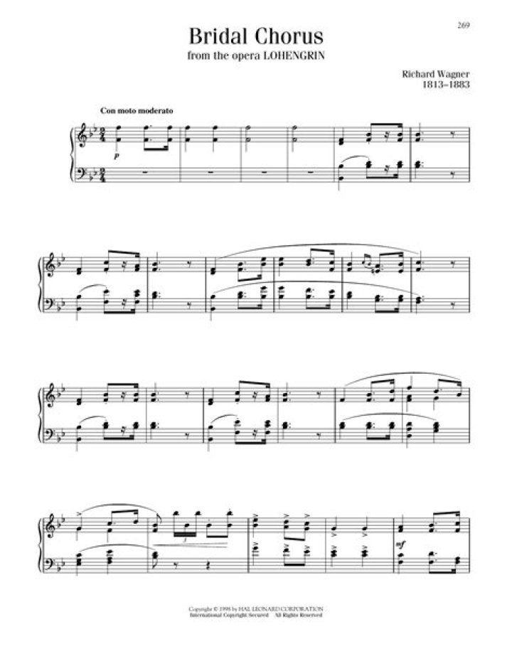 Free Bridal Chorus Sheet Music PDF – Instant Download