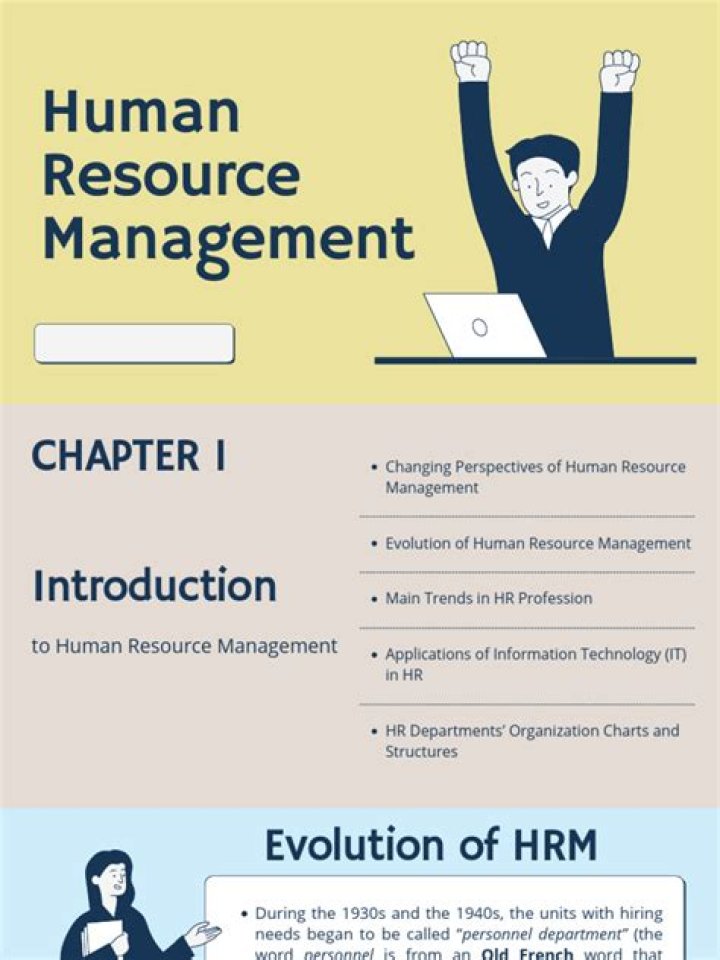 Brief History of Human Resource Management: A PDF Guide