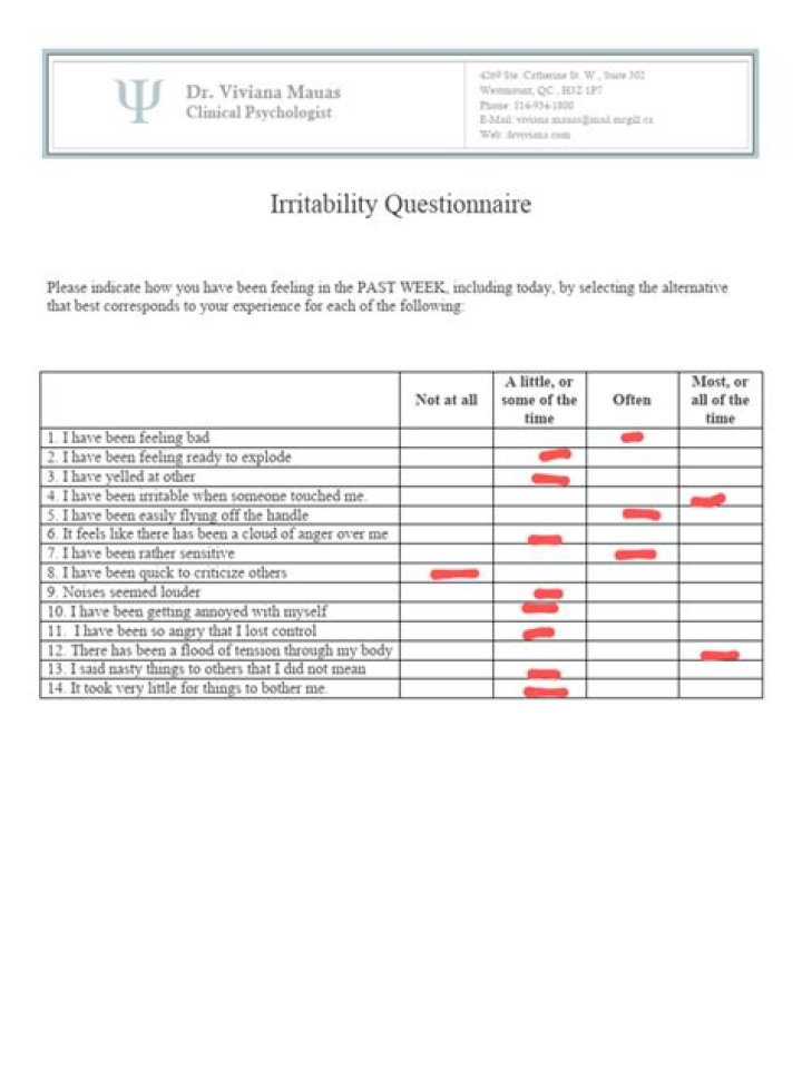 Brief Irritability Test PDF: Quick Assessment for Mental Wellness