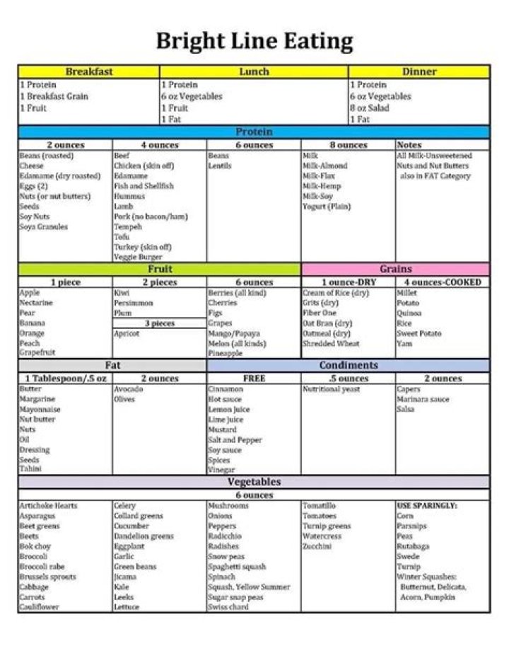 Bright Line Eating Meal Plan PDF Free Download – Instant Weight Loss Guide