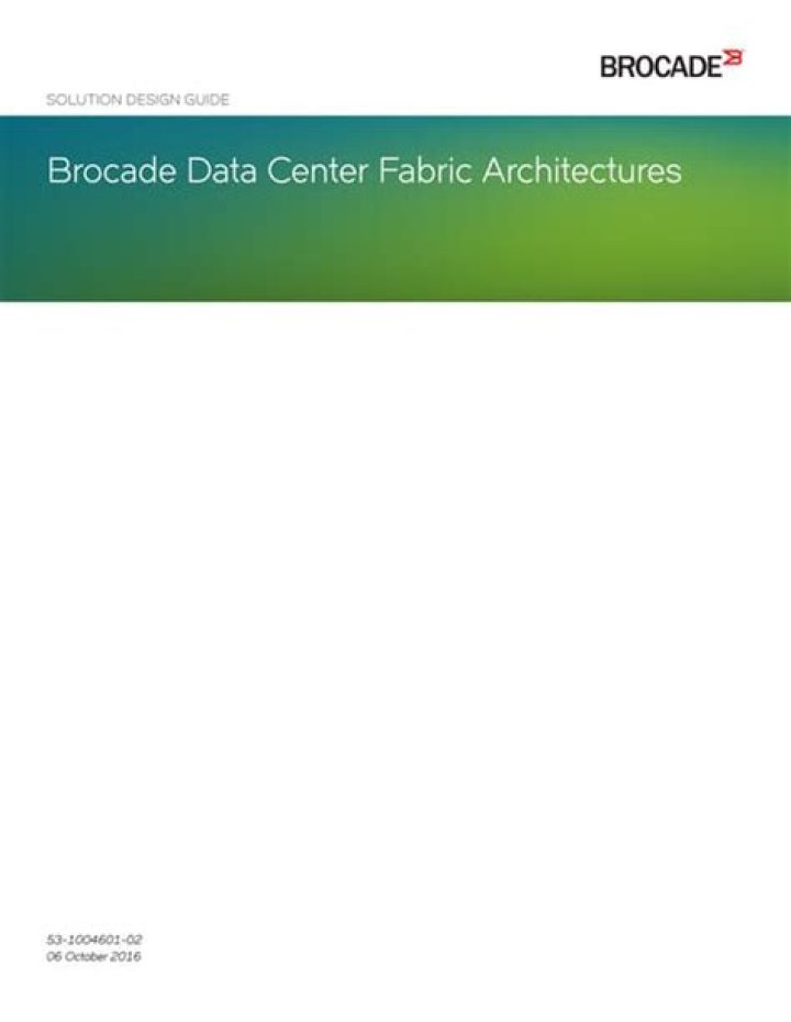 Brocade Data Center Fabric Manager PDF: Optimize Network Performance