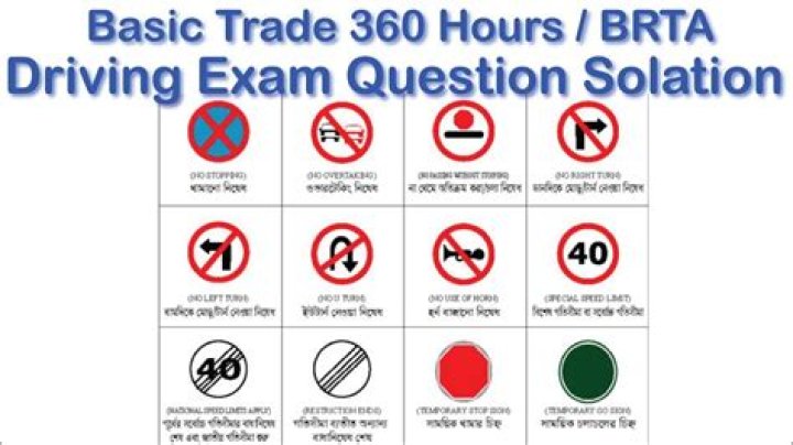 BRTA Driving License Exam Questions & Answers PDF – Download Now