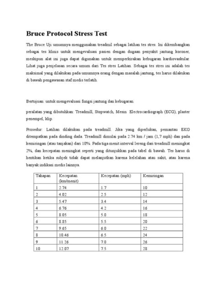 Bruce Protocol Stress Test PDF: How to Run and Analyze