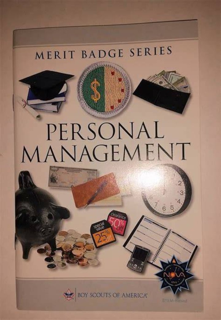 Download the BSA Personal Management Merit Badge Pamphlet PDF