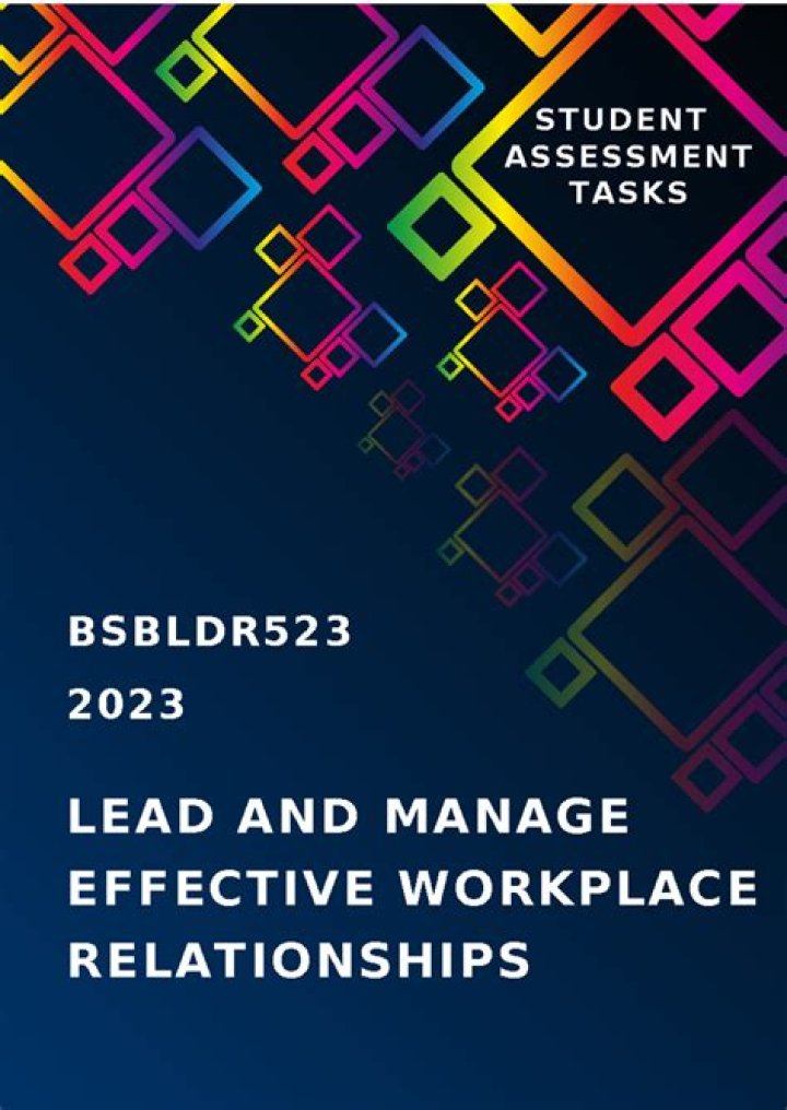 BSBDLDR502 Mastery: Lead and Manage Workplace Relationships – Expert PDF Guide