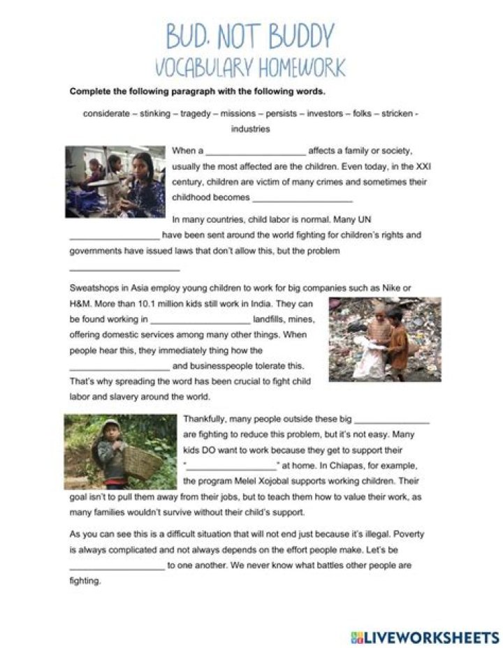 Free Budget Not Buddy Worksheets PDF for Effective Financial Planning
