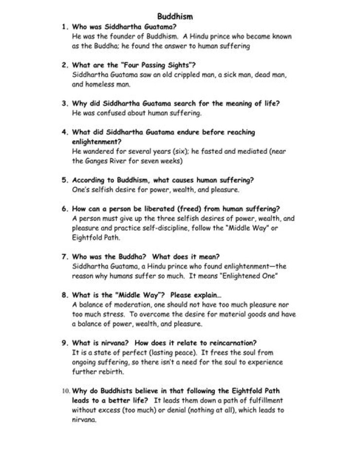 Buddhism Questions and Answers PDF: Expert Insights for Seekers