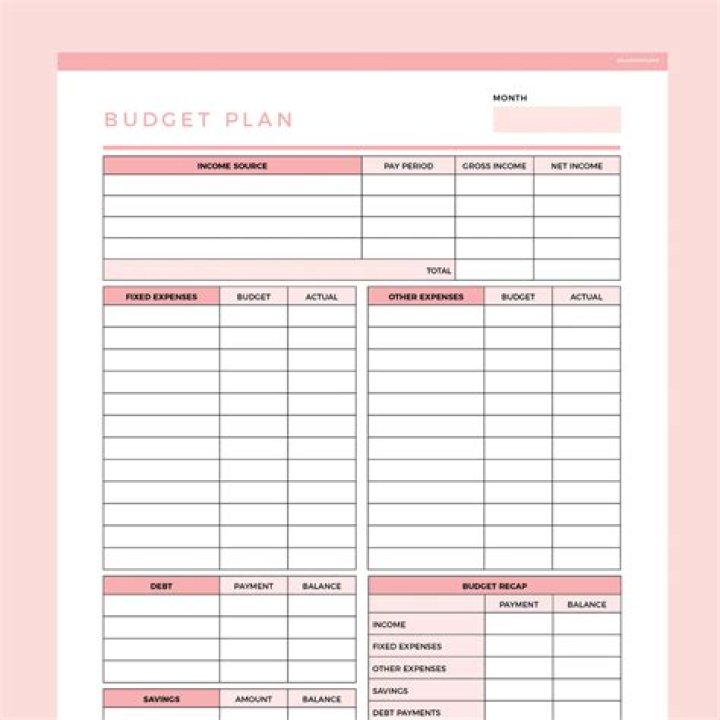 Master Budget Planning with Free PDF Templates