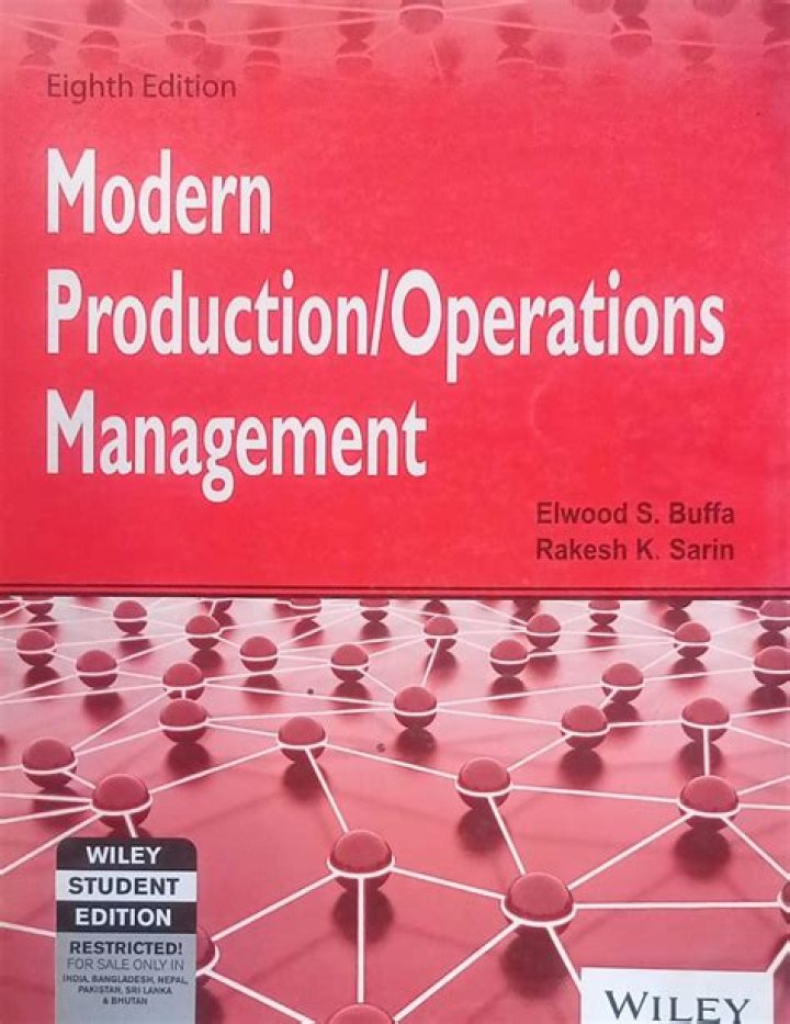 Buffa’s Modern Production & Operations Management PDF: Mastering Efficiency & Strategy