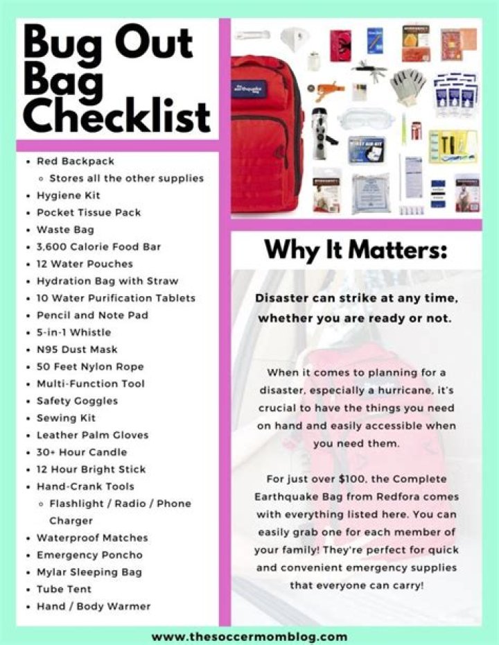 Essential Bug Out Bag Contents List PDF – Complete Emergency Preparedness Guide