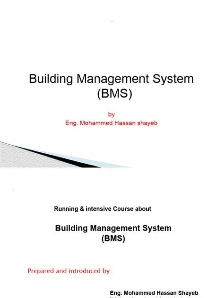 Comprehensive Guide to Building Management Systems Books PDF