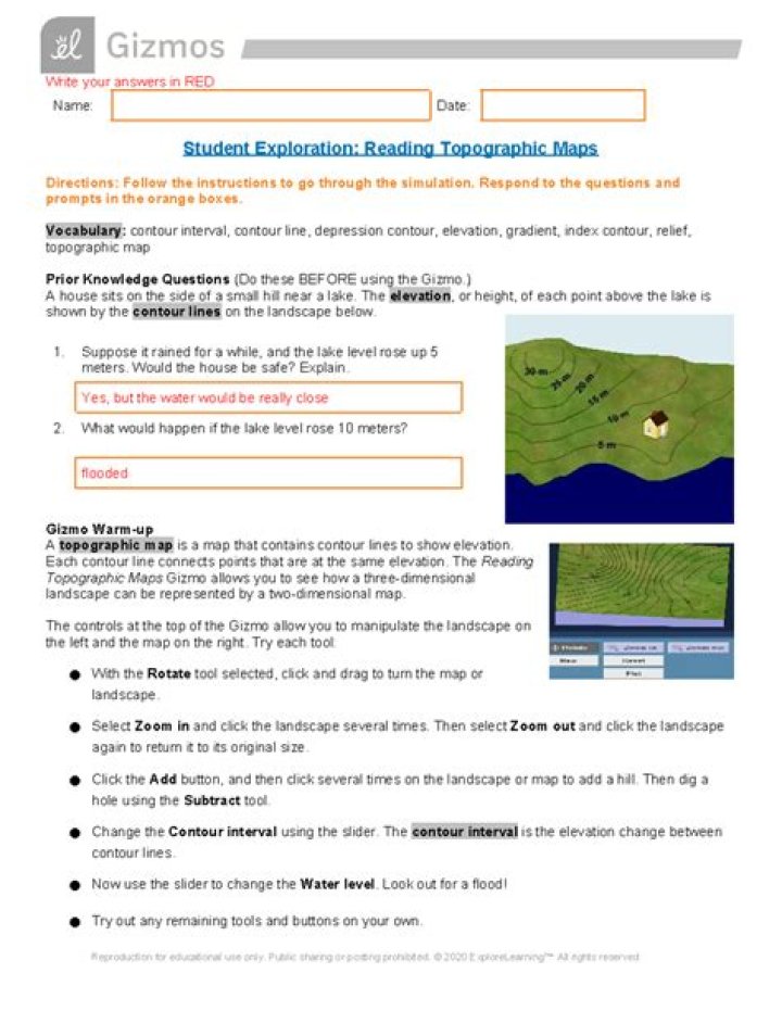 Building Topographic Maps Gizmo Answers PDF – Step-by-Step Guide