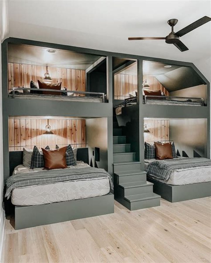 Download Free Built-in Bunk Bed Plans PDF – Easy to Build & Space-Saving