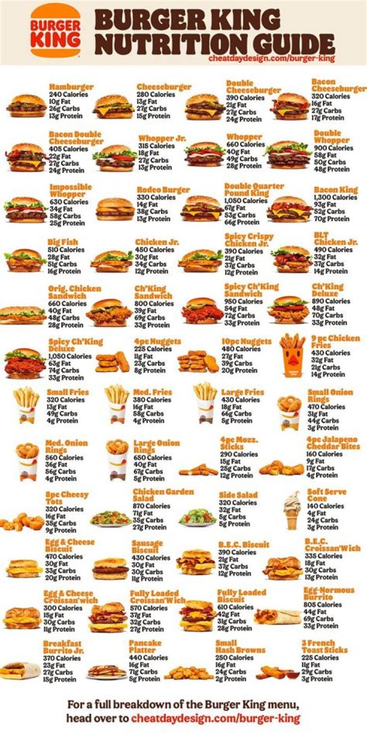 Burger King Ingredients List PDF – Full Recipe & Transparency