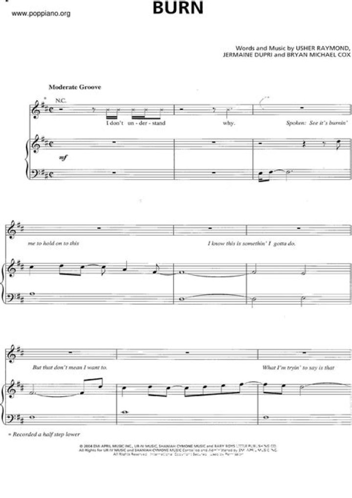 Free Burn Sheet Music PDF – Download Instantly