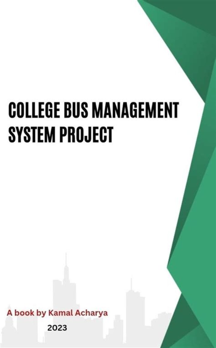 Complete Bus Management System Project Documentation PDF for Engineers