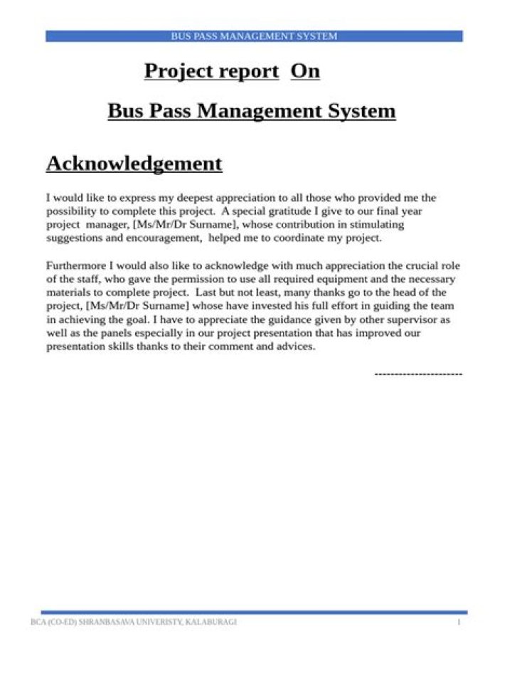 Comprehensive Bus Transport Management System Project Report PDF