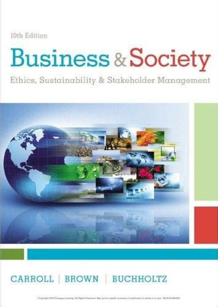 Ethics in Business and Society: Stakeholder Management 10th Edition PDF