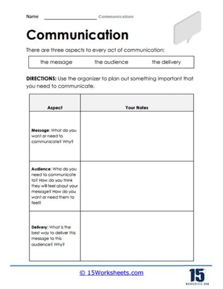 Free Business Communication Worksheets PDF for Effective Workplace Skills