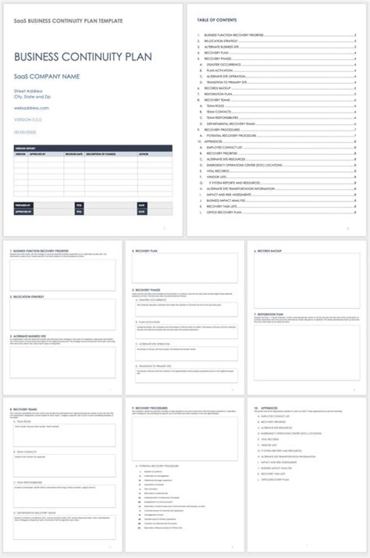 Business Continuity Plan for Manufacturing Industry PDF – Download Now