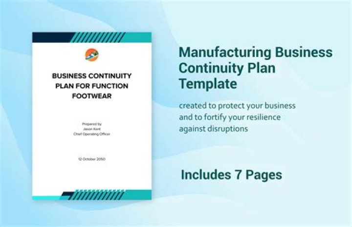 Business Continuity Plan for Pharmaceutical Industry PDF – Ensuring Uninterrupted Operations